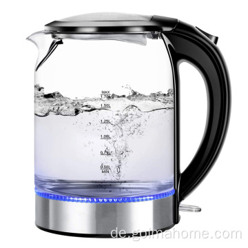 Wasserkocher 1.7L große Kapazität heißer Verkauf Superior Tea Glas Wasserkocher Wasserkocher